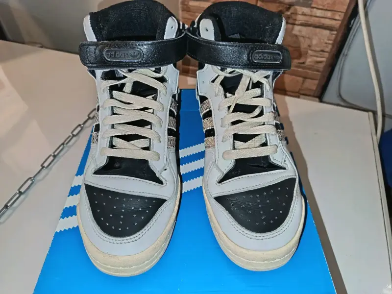 Adidas Forum 84 Hi Grey Python, Talla 38 - 4