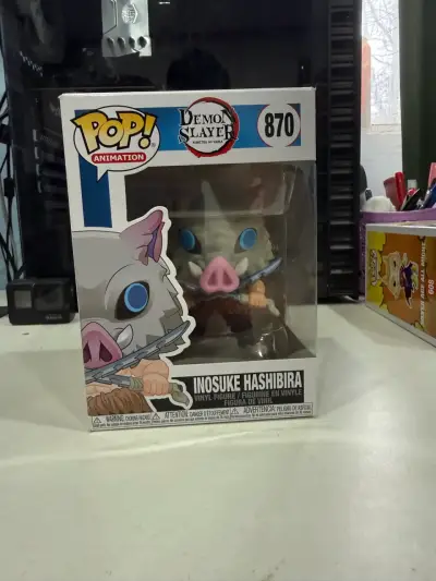 Figura Funko Pop Inosuke Hashibira Demon Slayer - miniatura 1