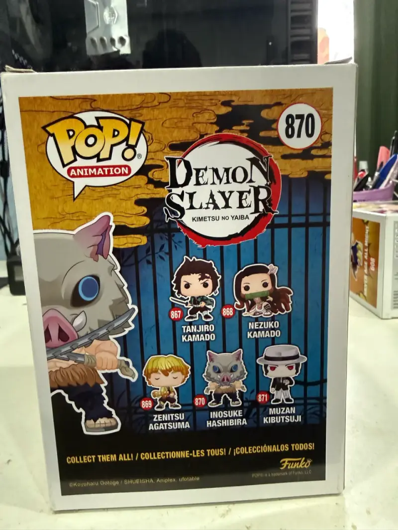 Figura Funko Pop Inosuke Hashibira Demon Slayer - 3
