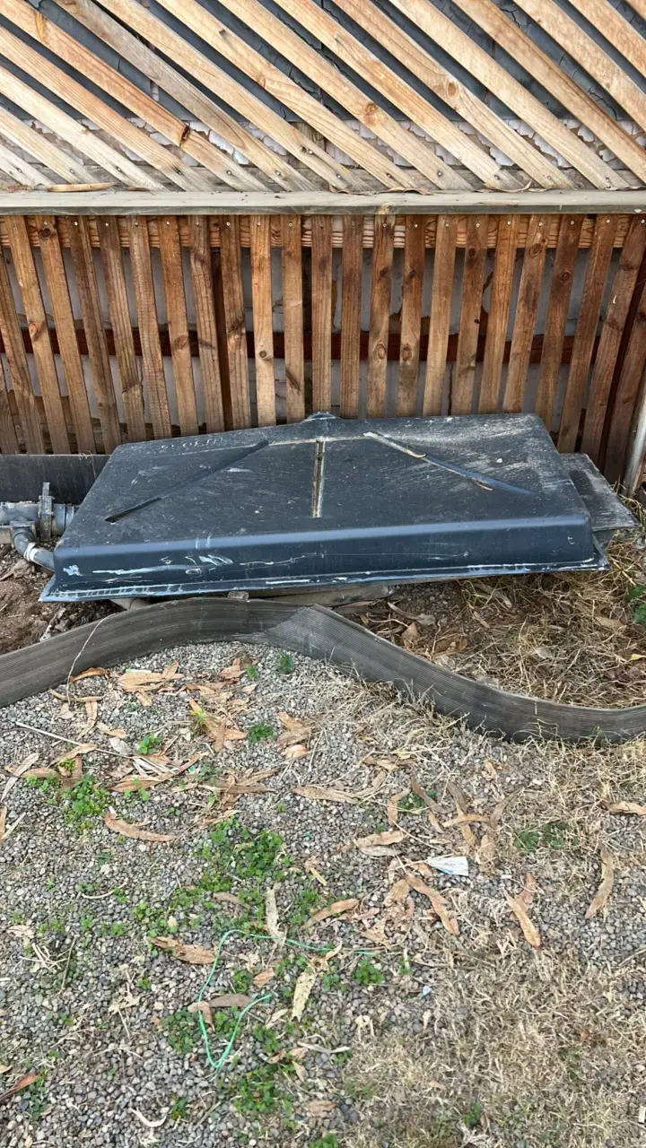 Tanque séptico de plástico usado - 3