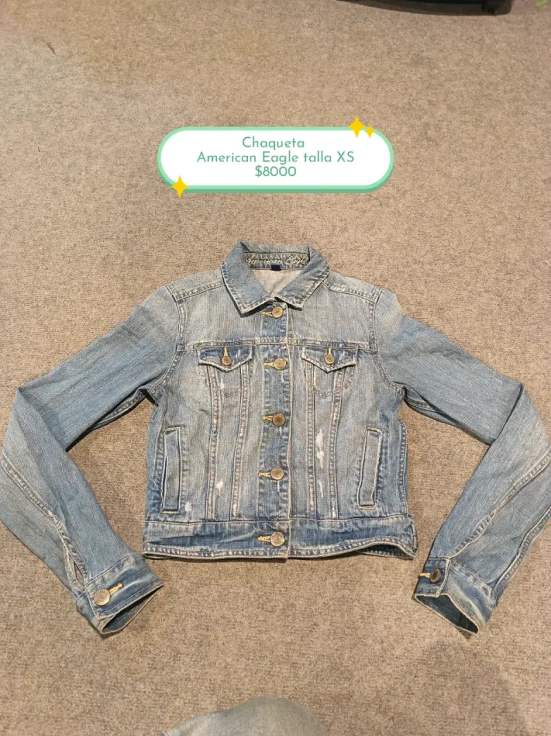 Chaqueta de mezclilla American Eagle XS