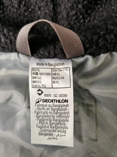 Chaqueta cortaviento Quechua bicolor - miniatura 4