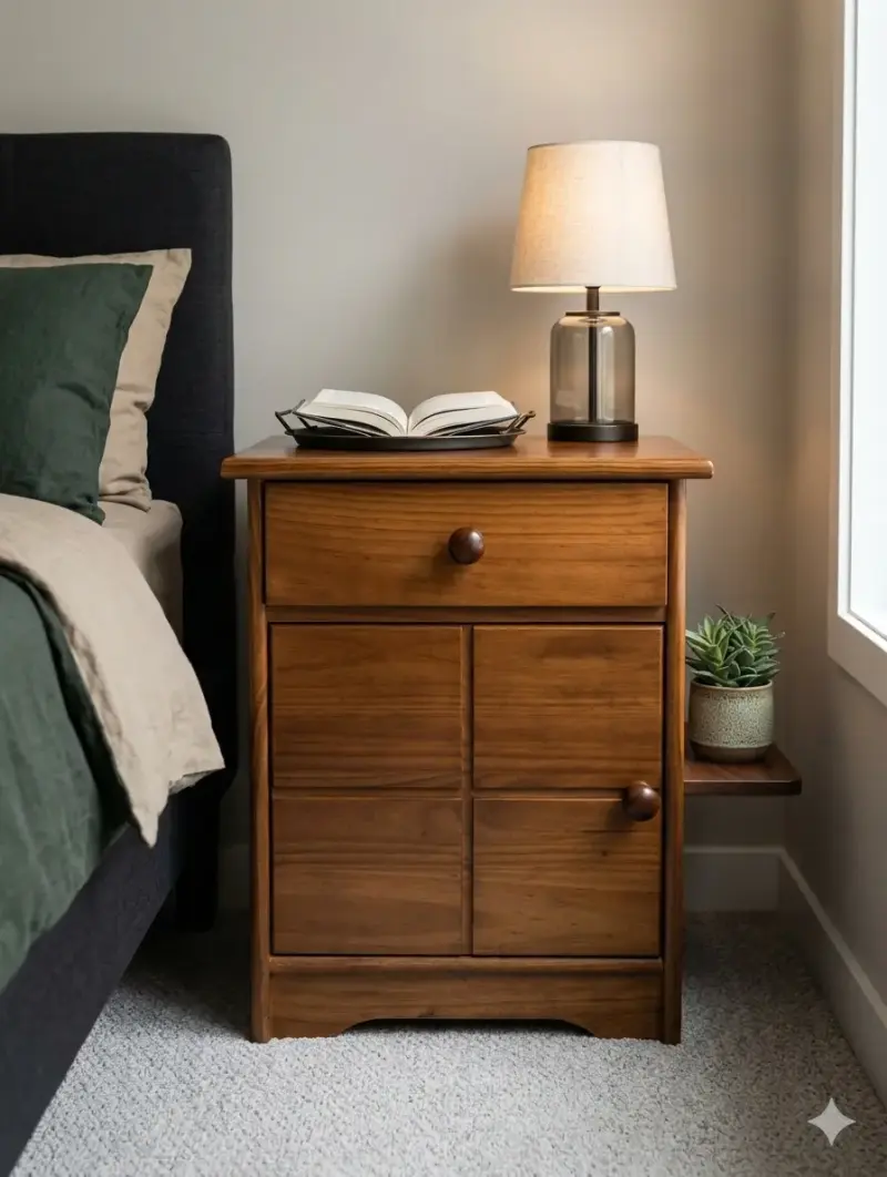 Cama de madera con colchón incluido - 1