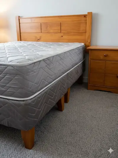 Cama de madera con colchón incluido - miniatura 2