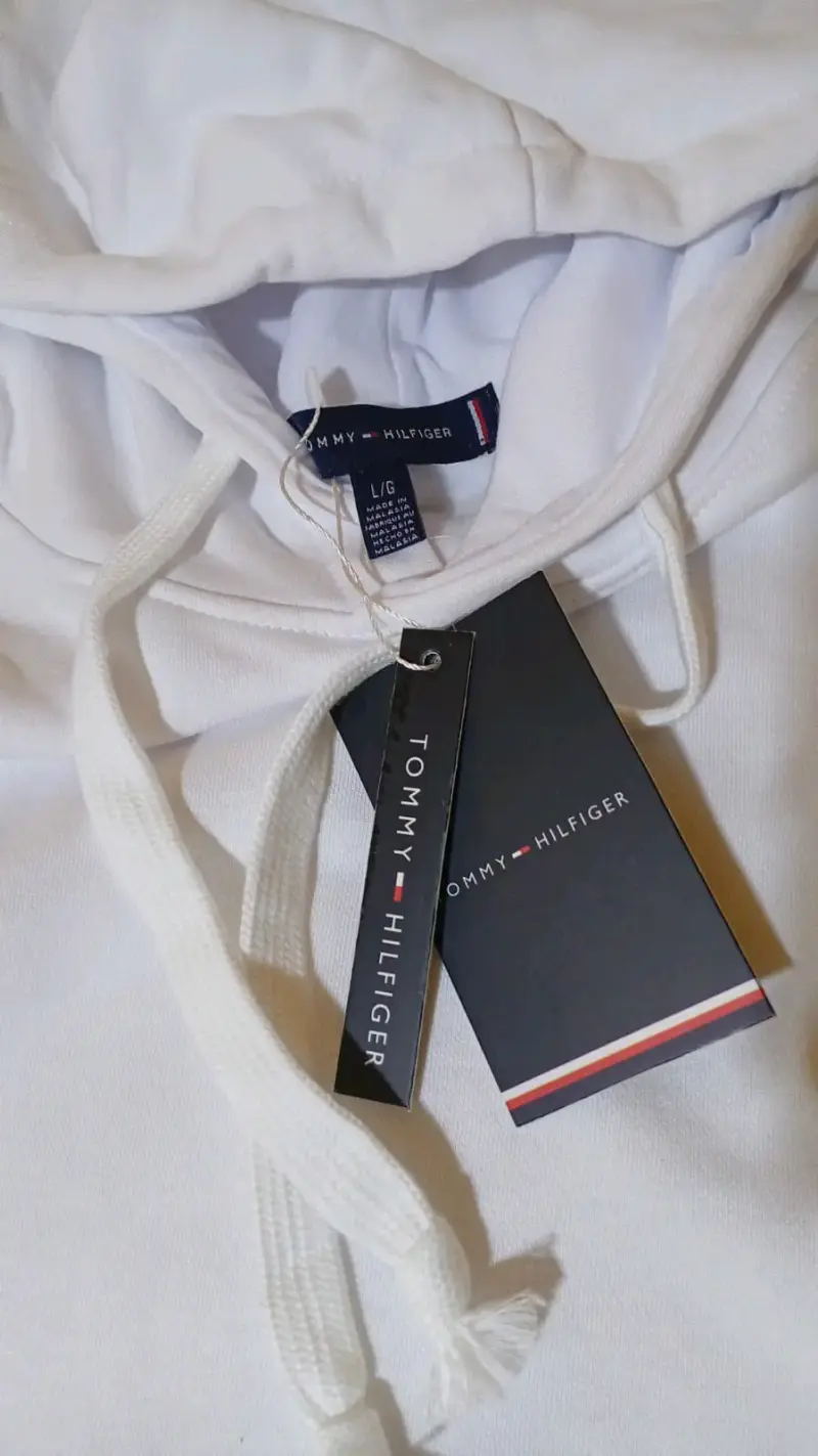 Polerón blanco Tommy Hilfiger con capucha - 2
