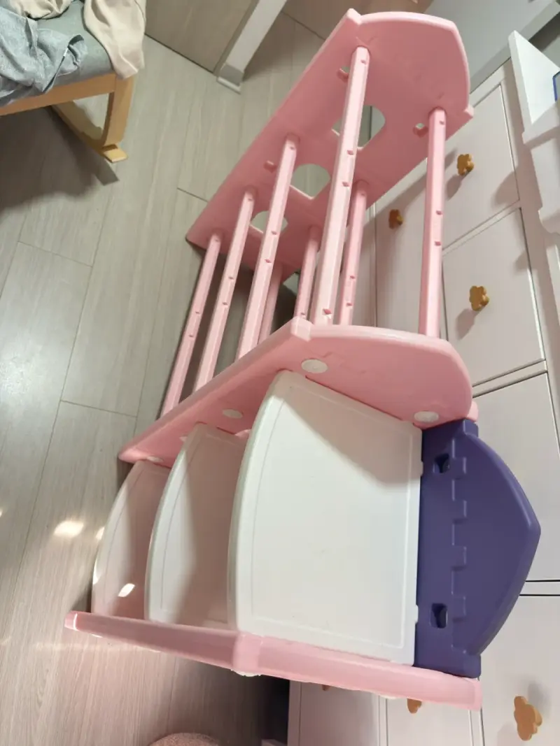 Estante organizador infantil rosa - 3