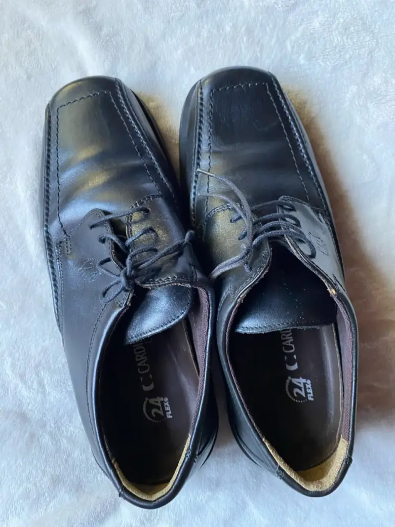 Zapatos formales de cuero negro para hombre - 3
