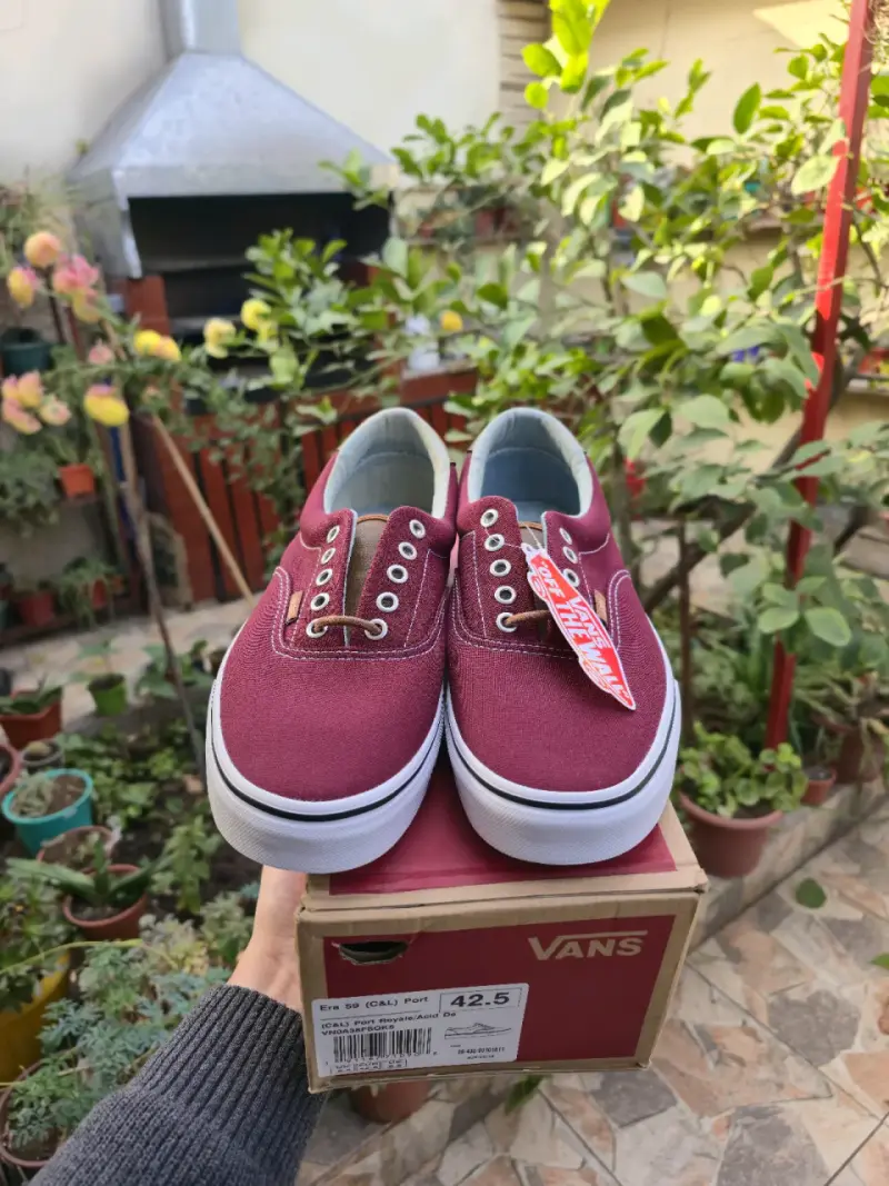 Zapatillas Vans Era 59 burdeos nuevas - 1