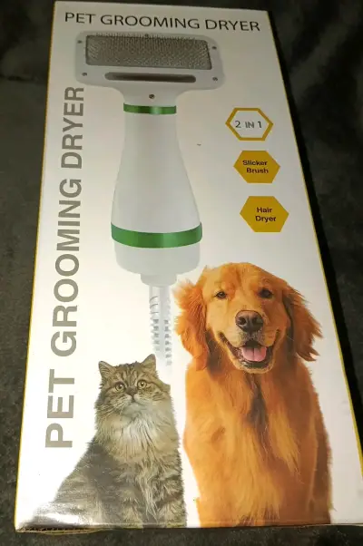 Secador y cepillo para mascotas 2 en 1 - miniatura 1