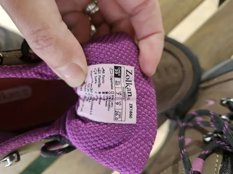 Botas de trekking para mujer Zolkan 39 - 3