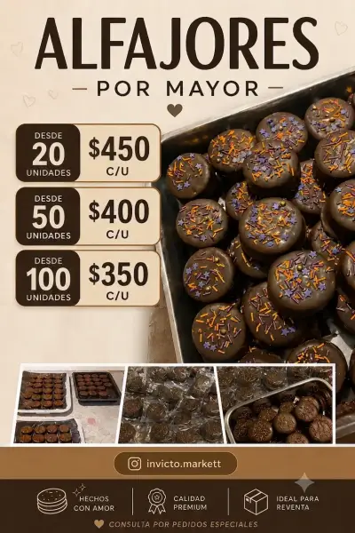 Alfajores artesanales por mayor - miniatura 1