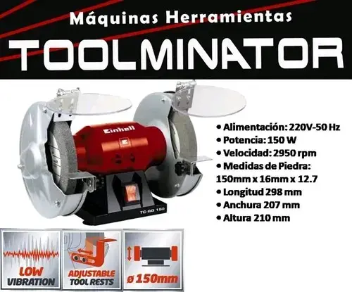 Esmeriladora de banco Einhell TC-BG 150 - 1