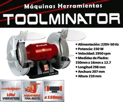 Esmeriladora de banco Einhell TC-BG 150 - miniatura 1