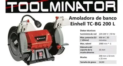 Esmeriladora de banco Einhell TC-BG 150 - miniatura 2