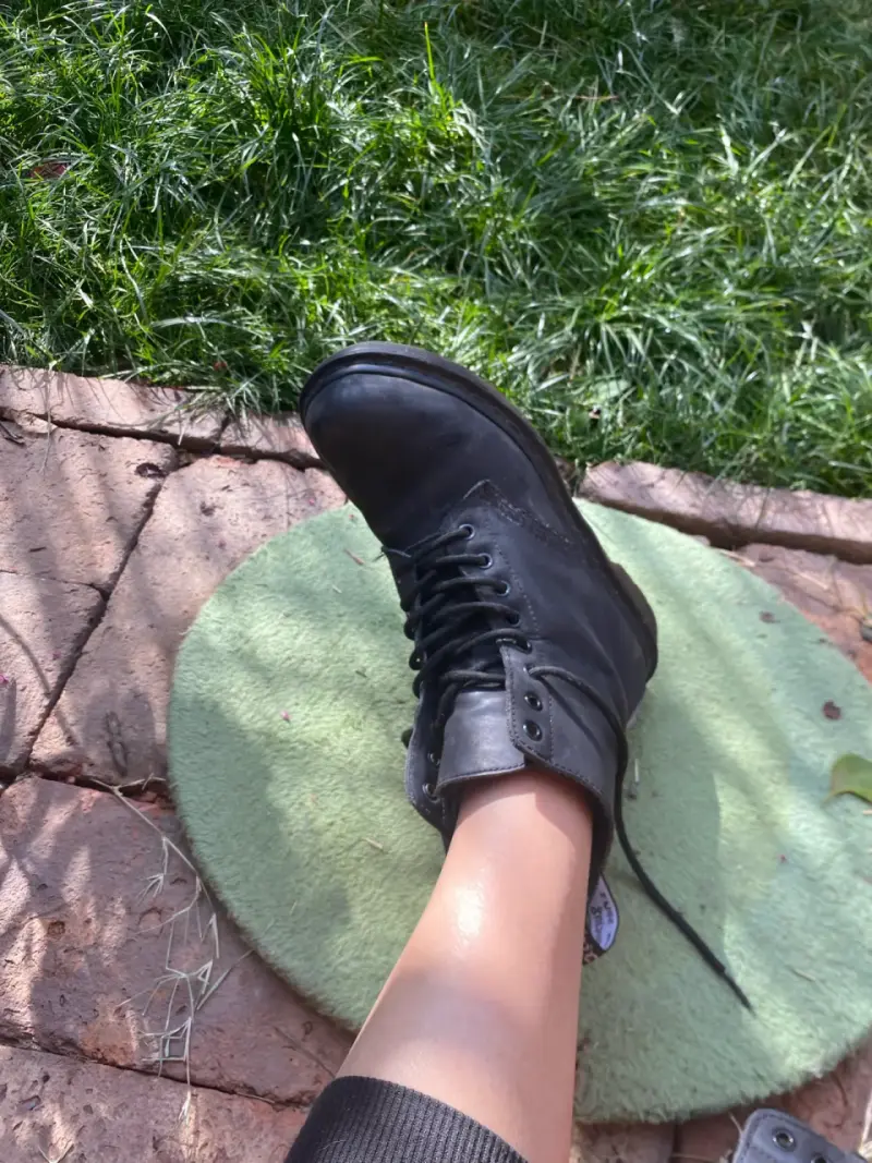 Dr Martens Botines negros de cuero - 5