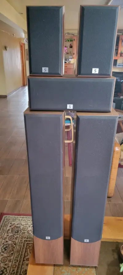 Set de parlantes de madera para hogar - miniatura 2