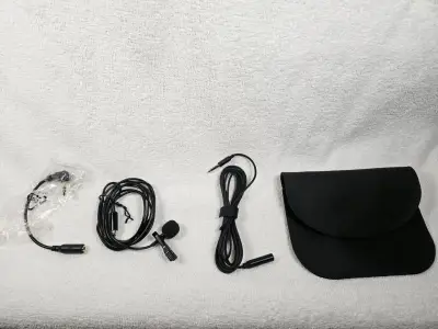 Micrófono de solapa con cable para grabación - miniatura 2