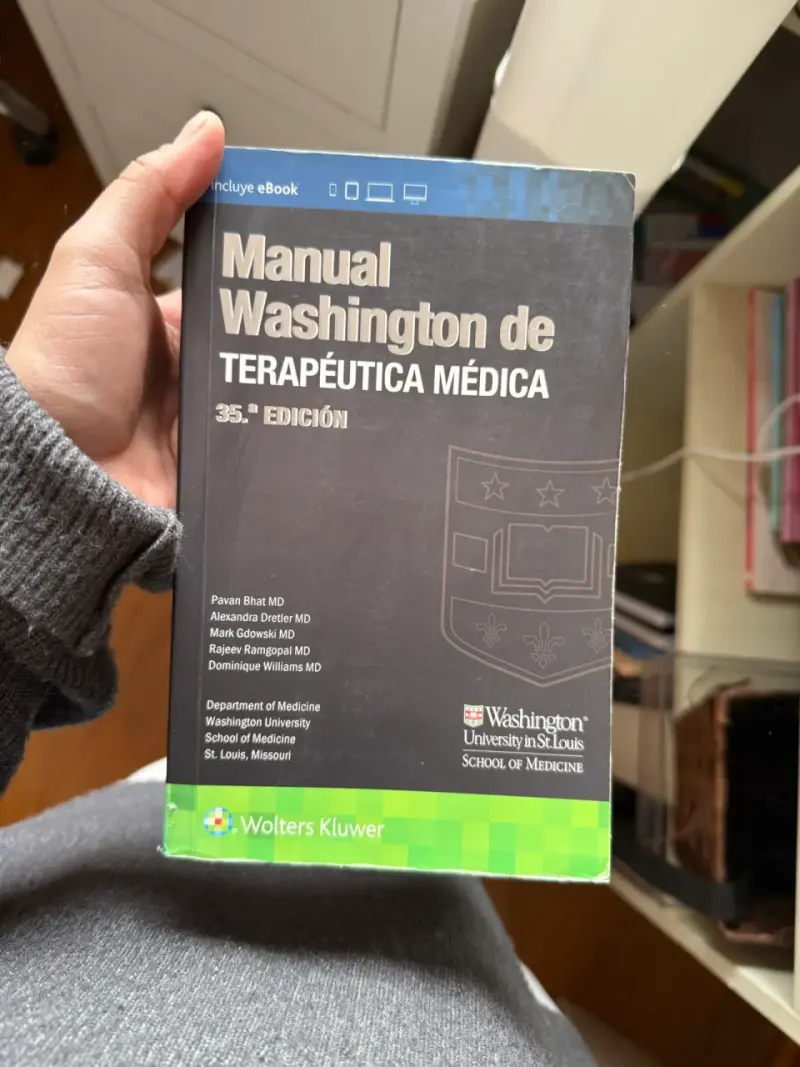 Manual Washington de Terapéutica Médic 35ª Edición