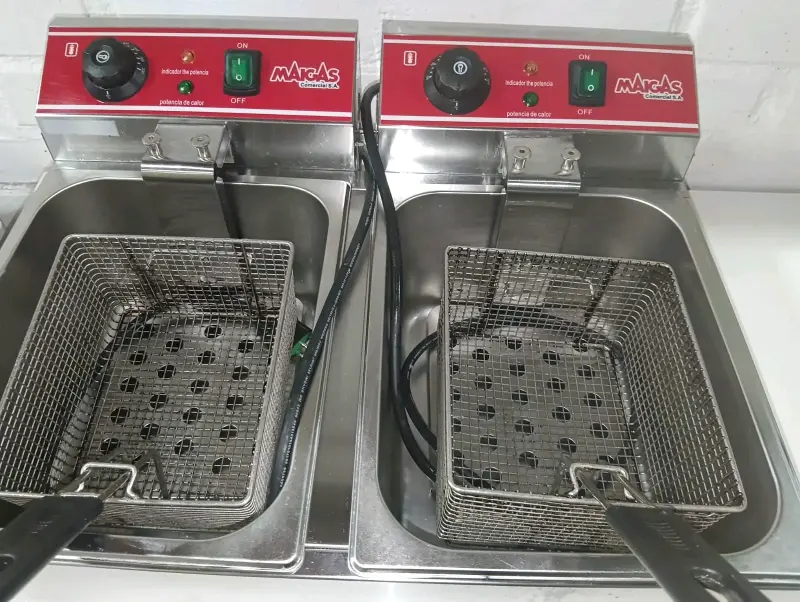 Freidora doble Marcas Comercial S.A. en acero inoxidable - 3