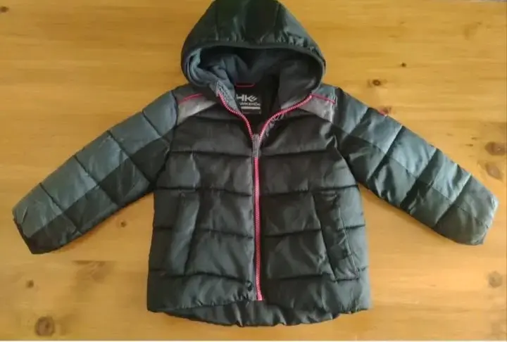 Chaqueta acolchada para niños con capucha - 1