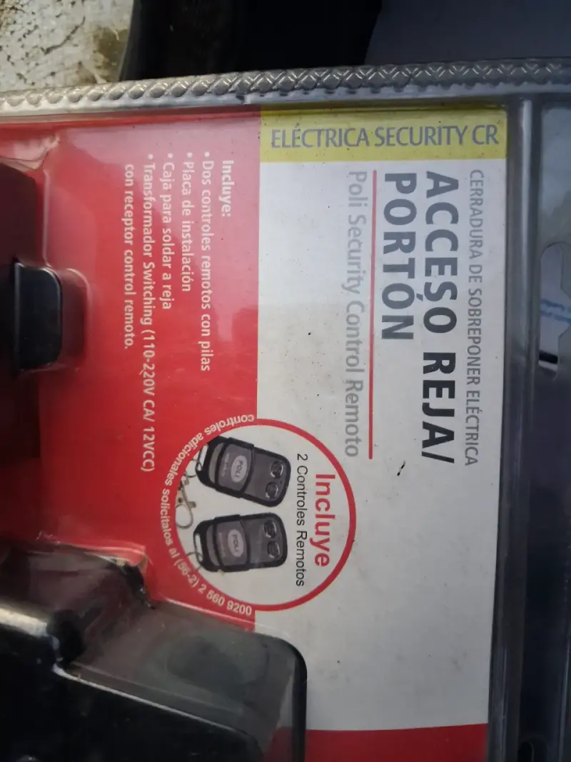 Cerradura seguridad electrica y citofono - 4