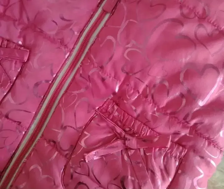 Chaqueta de invierno rosada para niña - 2