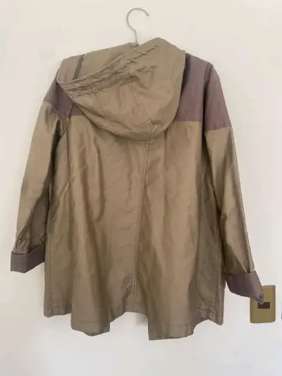 Abrigo impermeable con capucha beige TOP SHOP - miniatura 3