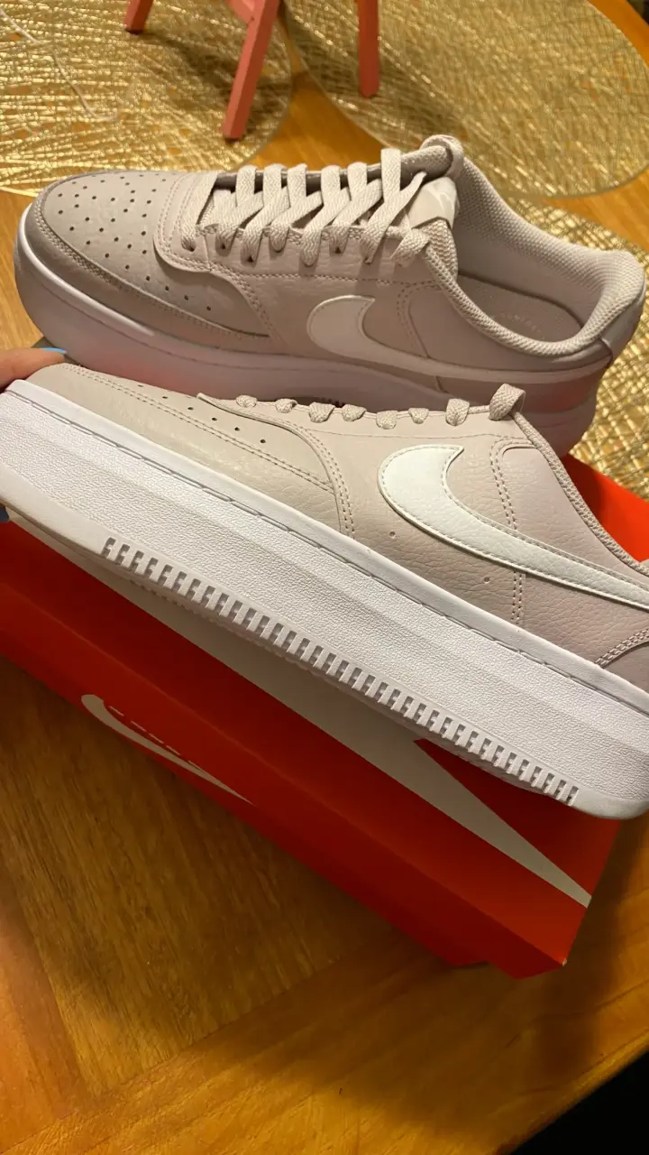 Zapatillas Nike court vision  rosadas  nuevas - 2