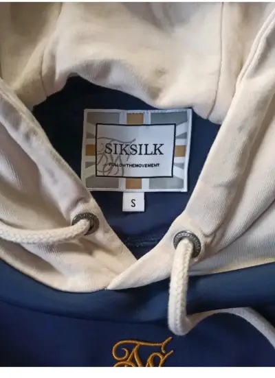 Polerón SikSilk azul con capucha - miniatura 1
