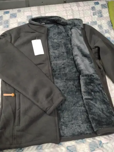 Chaqueta acolchado azul unisex - miniatura 3