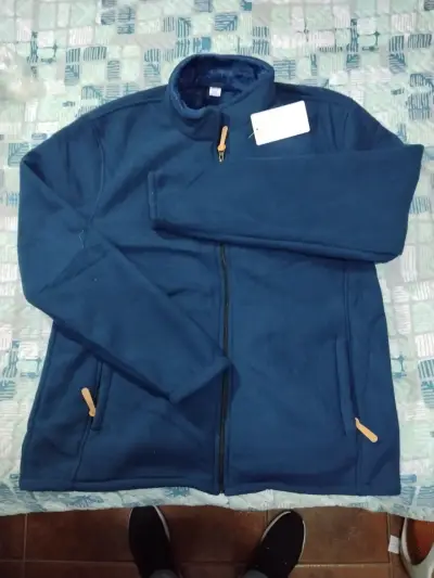 Chaqueta acolchado azul unisex - miniatura 4