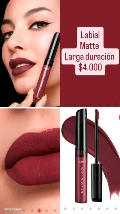 Labial Matte Cyzone larga duración - miniatura 1