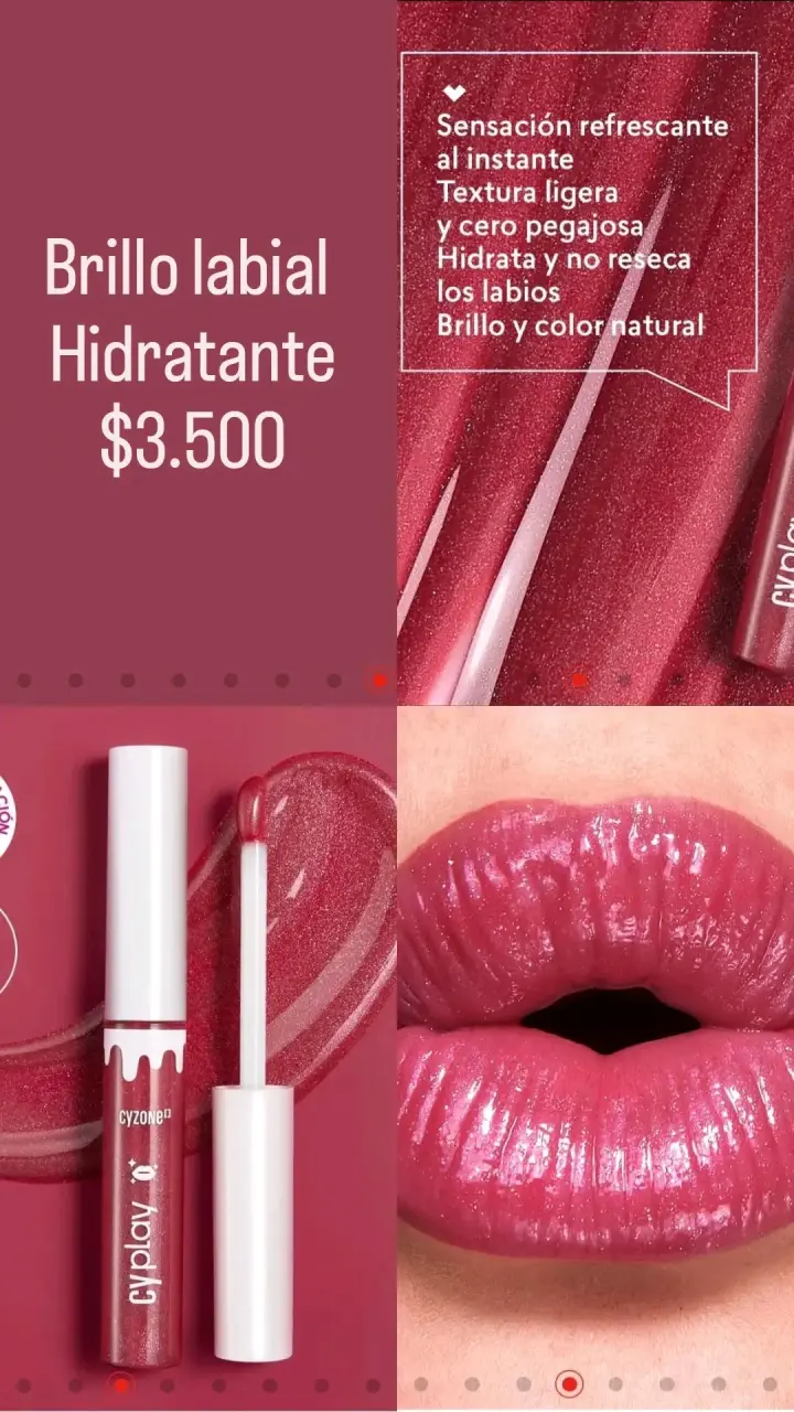 Tinta labial hidratante Cyzone Caramel Latte - 3