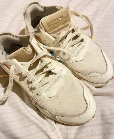 Zapatillas Adidas blancas Nite jogger - miniatura 2