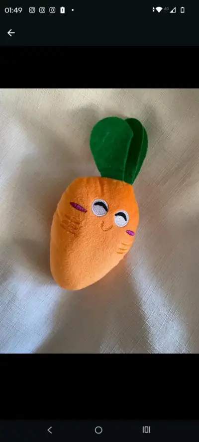 Cojín de peluche en forma de donut rosado - miniatura 6