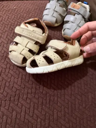 Sandalias de cuero para niño Colloky - miniatura 1