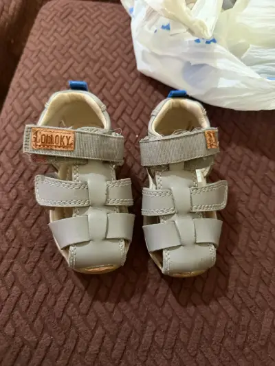 Sandalias de cuero para niño Colloky - miniatura 3