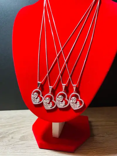 Cadena de plata 925 Dije de Madre - miniatura 3