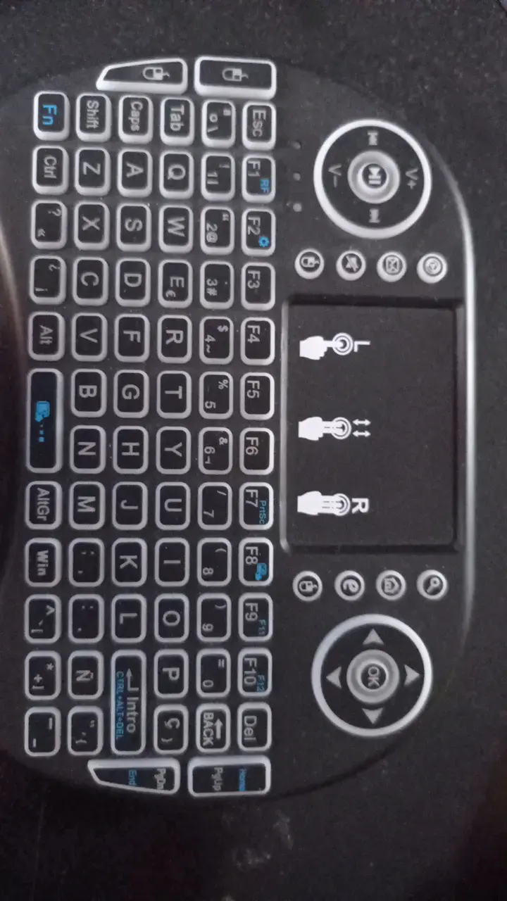 Teclado inalámbrico mini con touchpad - 3