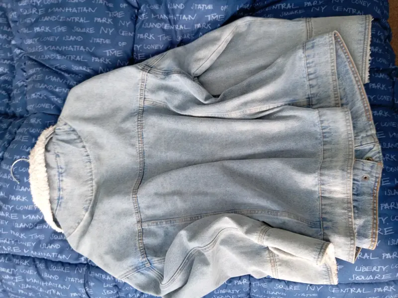 Chaqueta de mezclilla con forro de borrego - 3