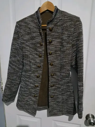 Blazer estampado colorido para mujer - miniatura 2