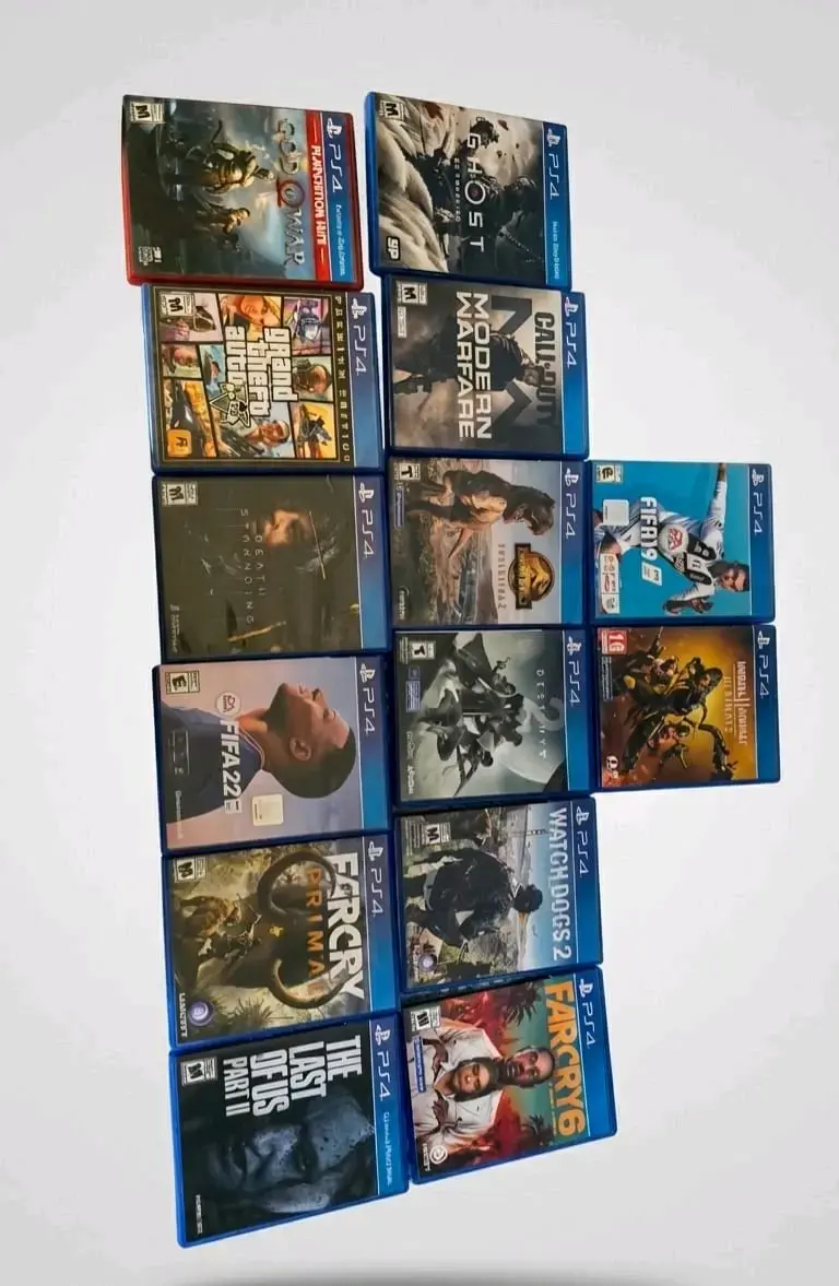 Colección de videojuegos PS4 variados