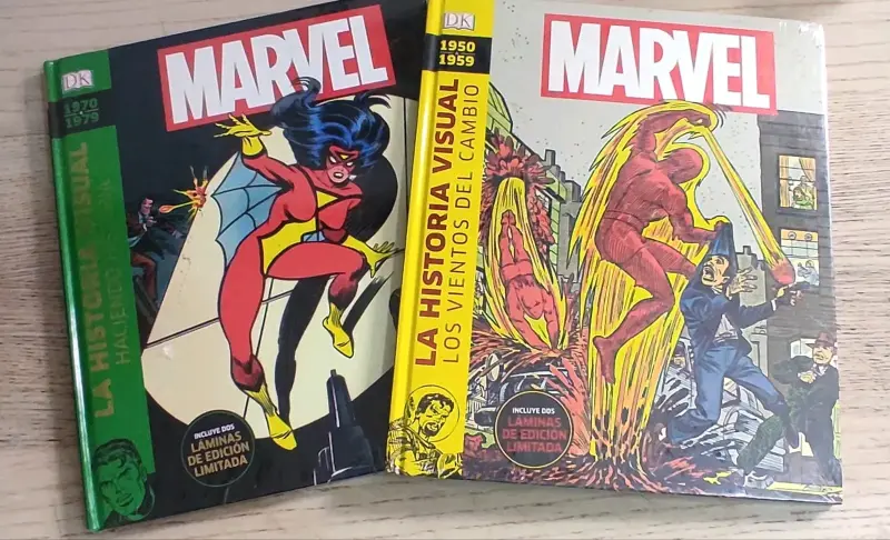 Colección de libros Marvel La Historia Visual