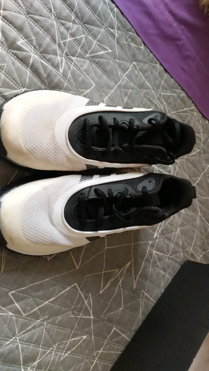 Adidas Own the Game 3.0 en color blanco y negro. - 5