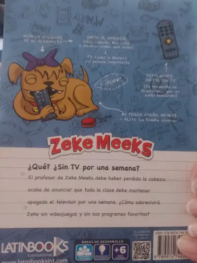 Libro Zeke Meeks vs la horrorosa semana sin TV - miniatura 2