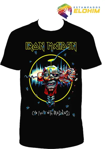 Polera Iron Maiden estampado negro - miniatura 1