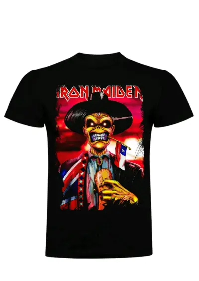 Polera Iron Maiden estampado negro - miniatura 5