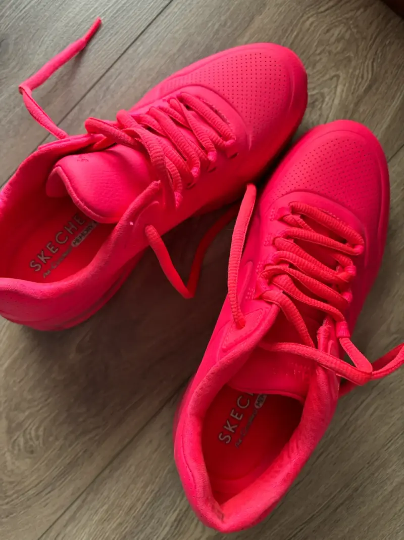 Zapatillas Skechers, color Coral/sandia para mujer - 2