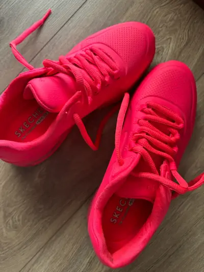 Zapatillas Skechers, color Coral/sandia para mujer - miniatura 2