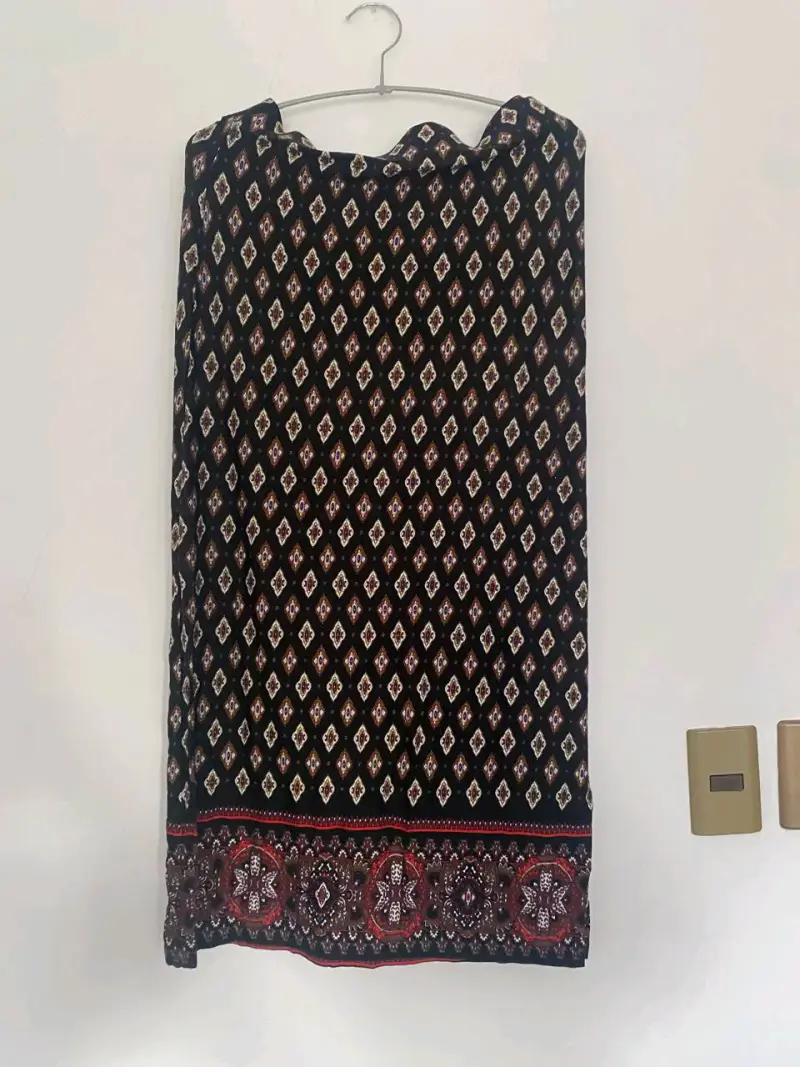 Falda larga estampada bohemia Umbrale